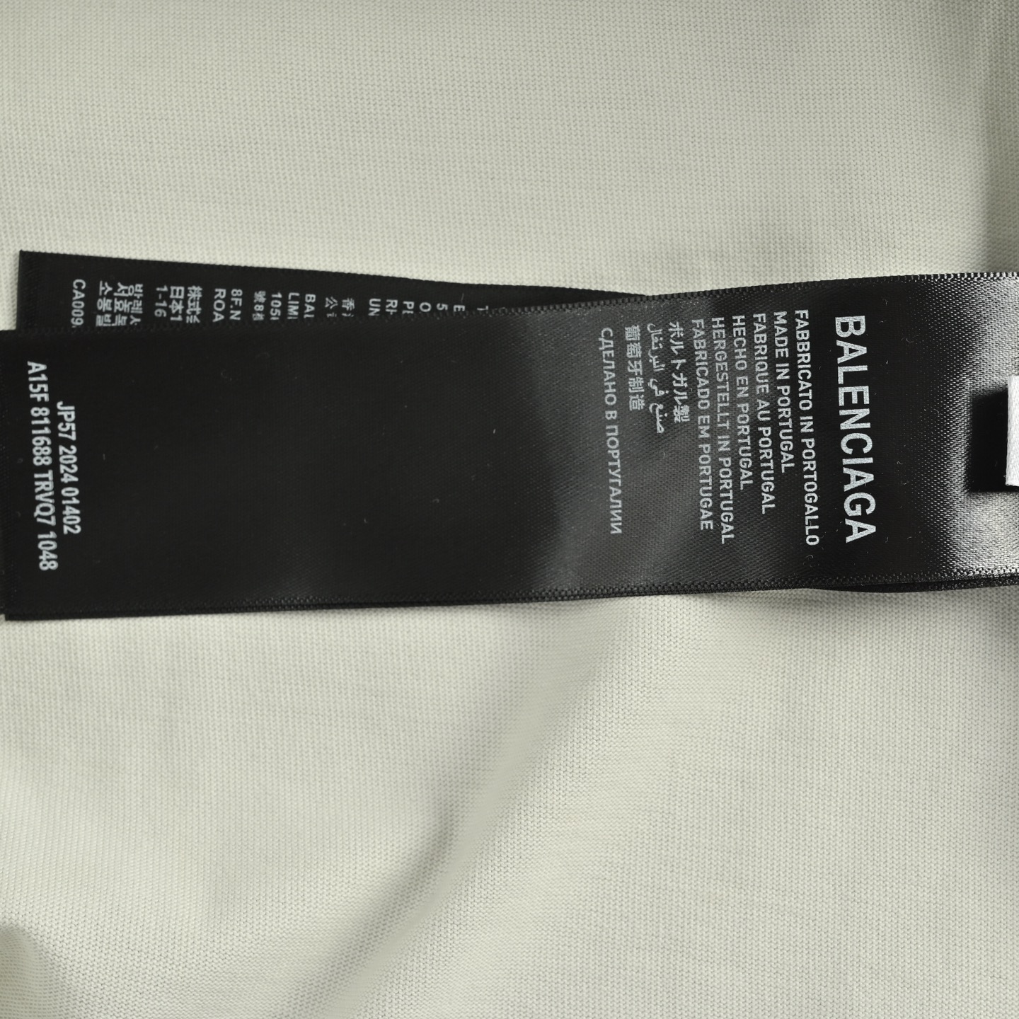 Balenciaga 25ss key badge print short sleeve