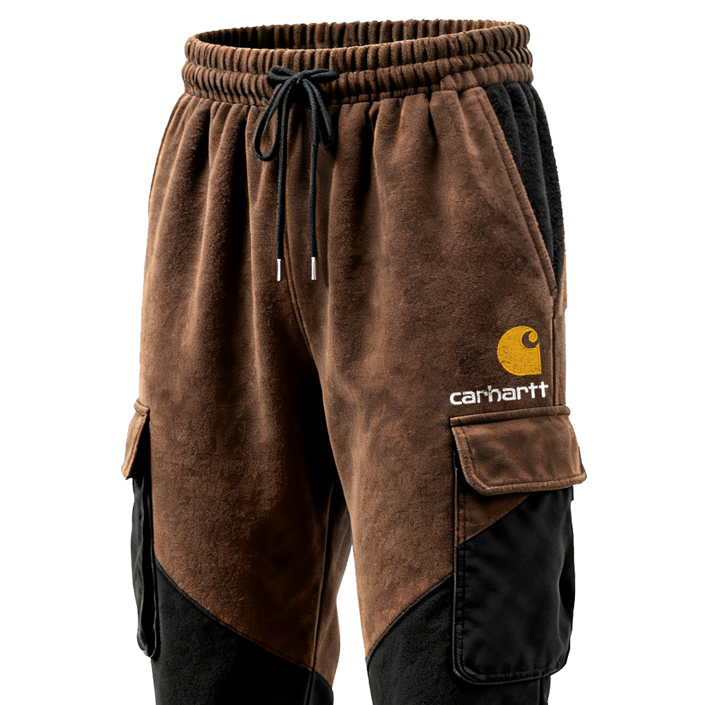 Carhartt Brown and Black Cargo Jogger Pants
