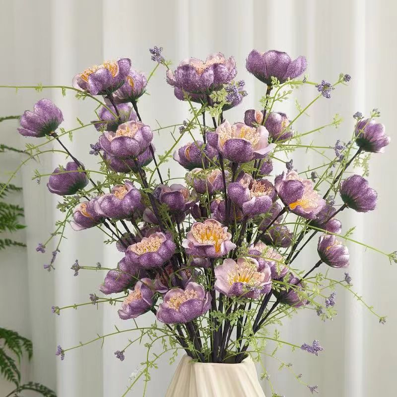 4 Pcs Light Luxury High-End Artificial Silk Azalea