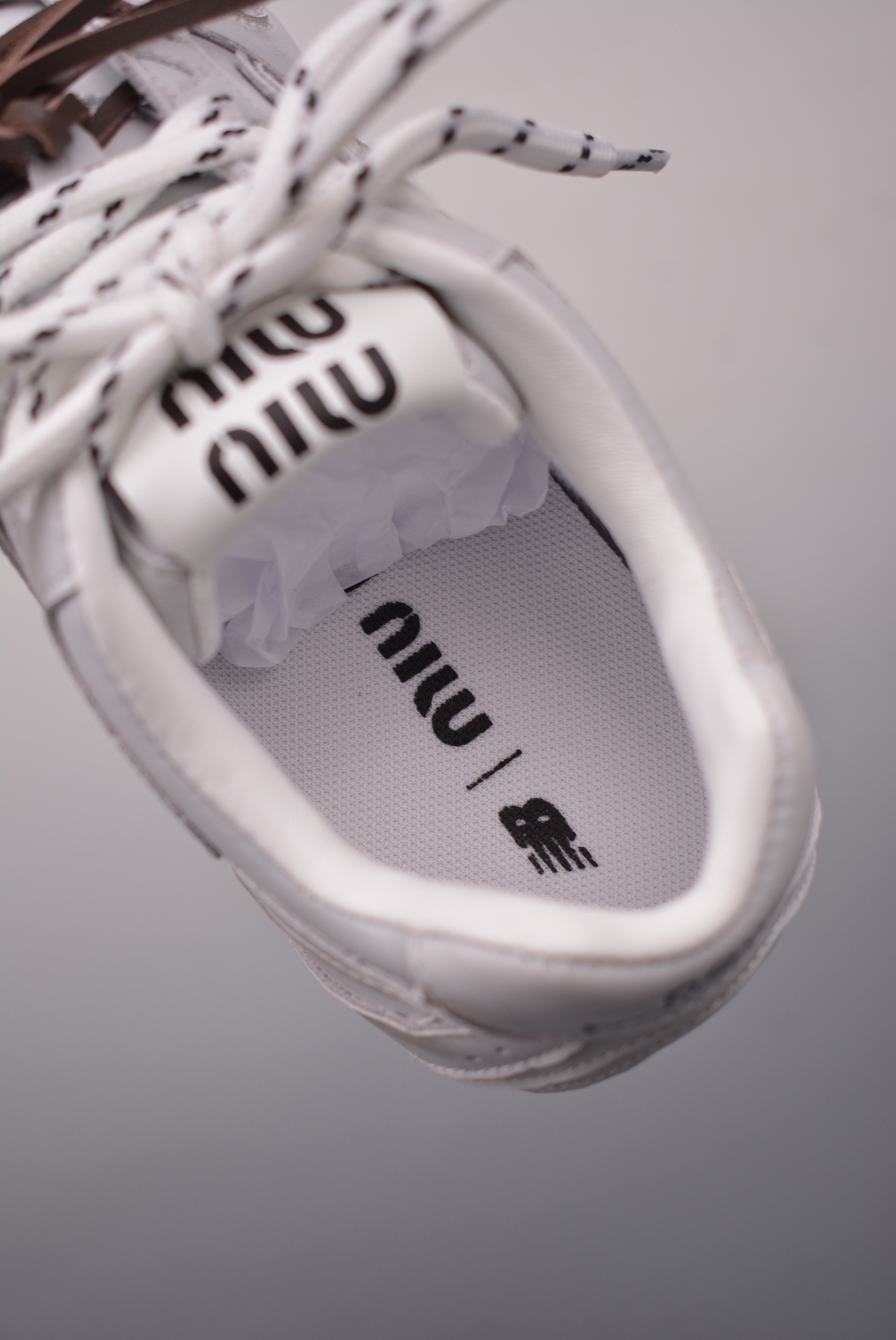 Miu Miu x New Balance 530 SL Leather Sneakers 