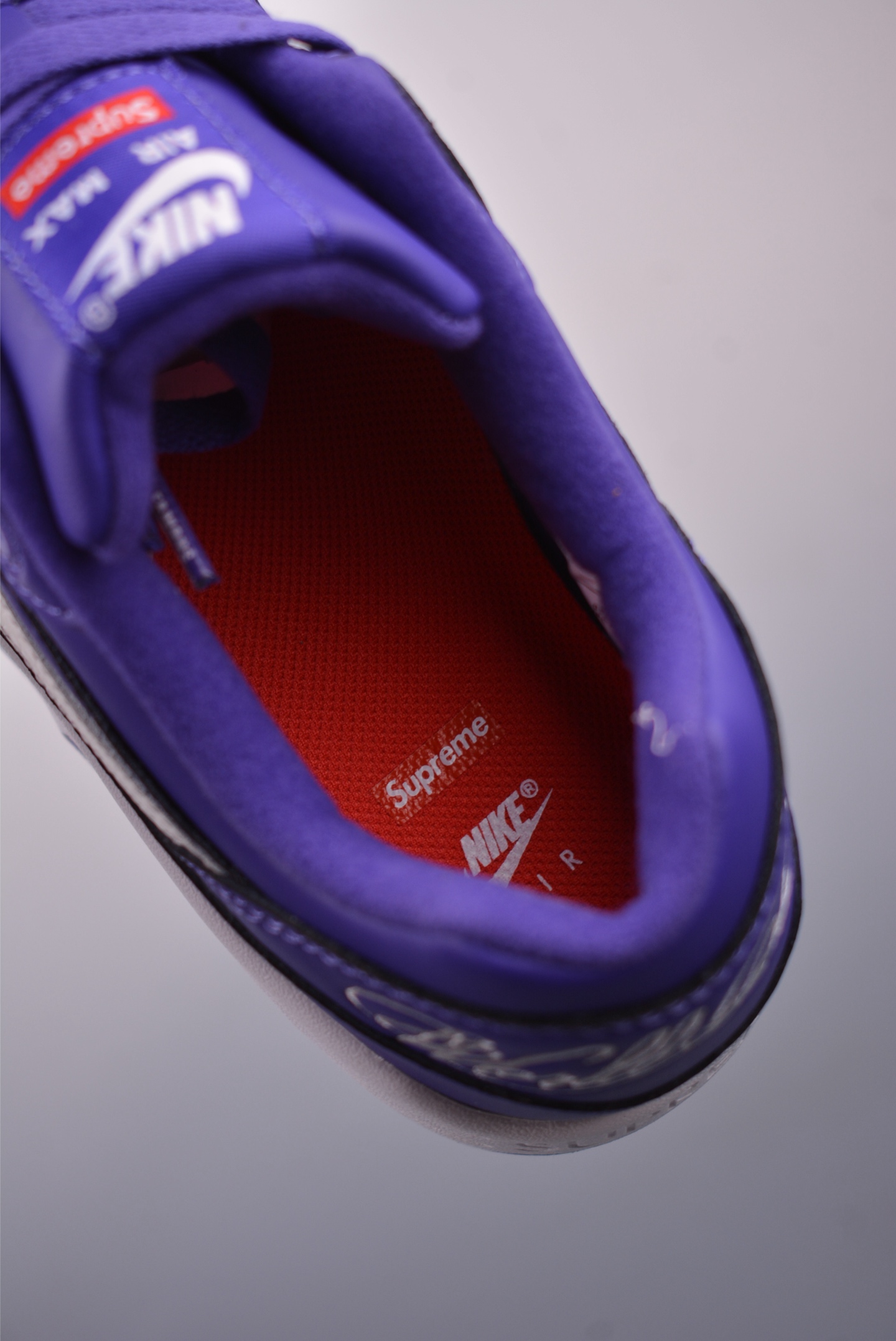 Supreme x Nike Air Max 1 '87 SP Original Series Joint Purple and White HF8813-500