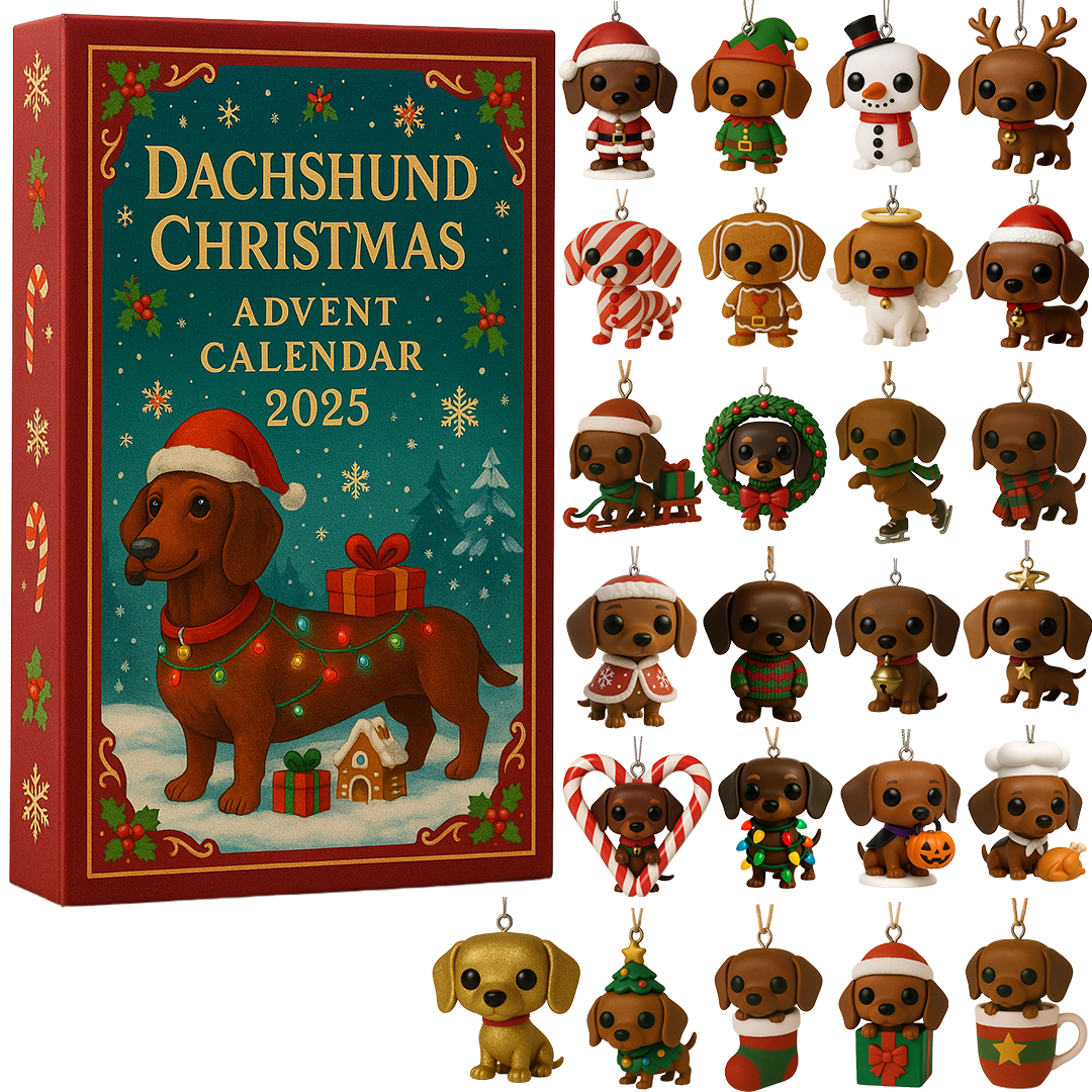 Dachshund Christmas Advent Calendar 2025