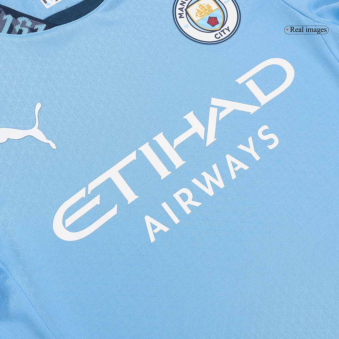 Authentic RODRIGO #16 Soccer Jersey Manchester City 2024/25-UCL