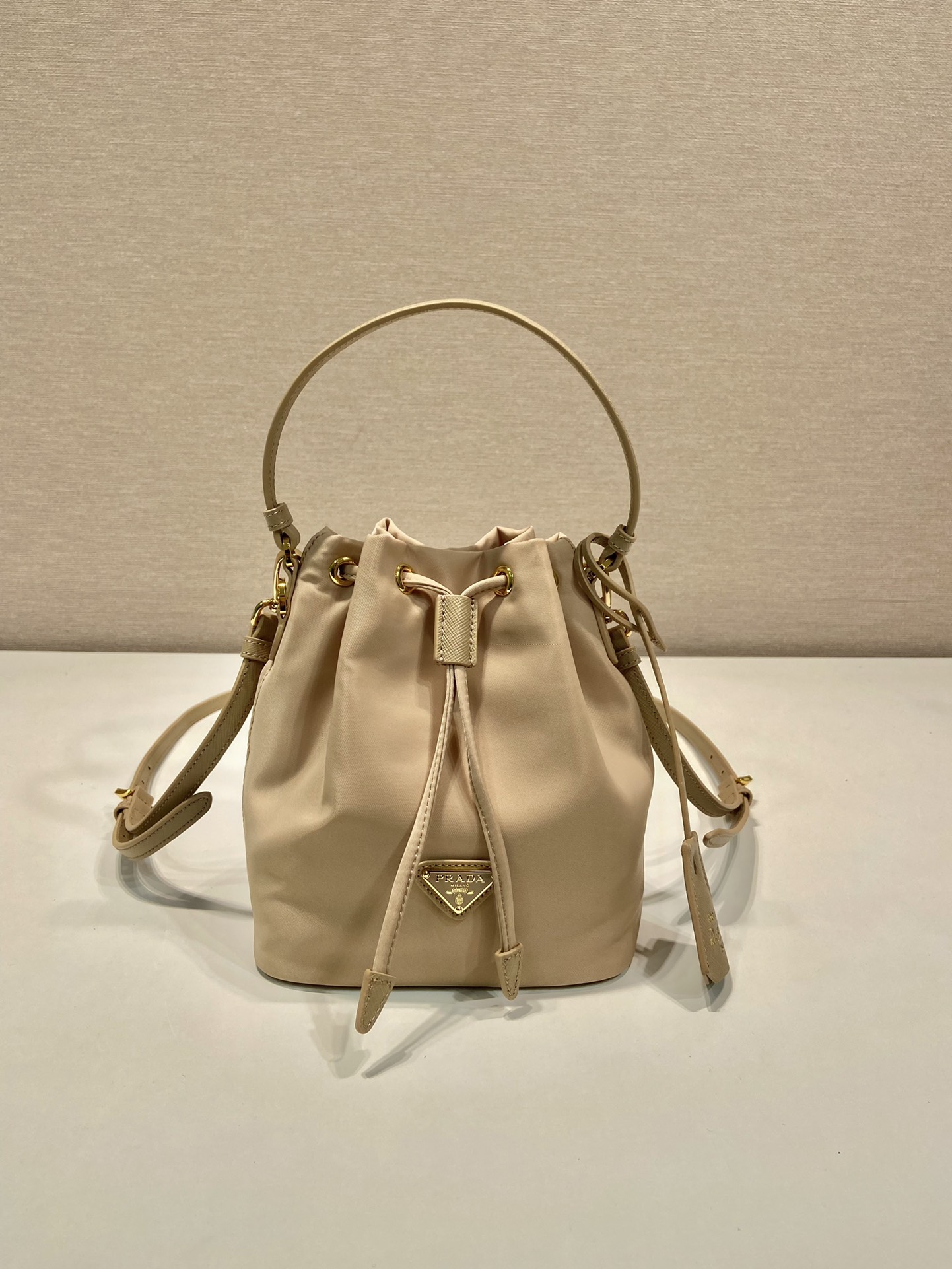 Prada Nylon Bucket Bag 1BE067