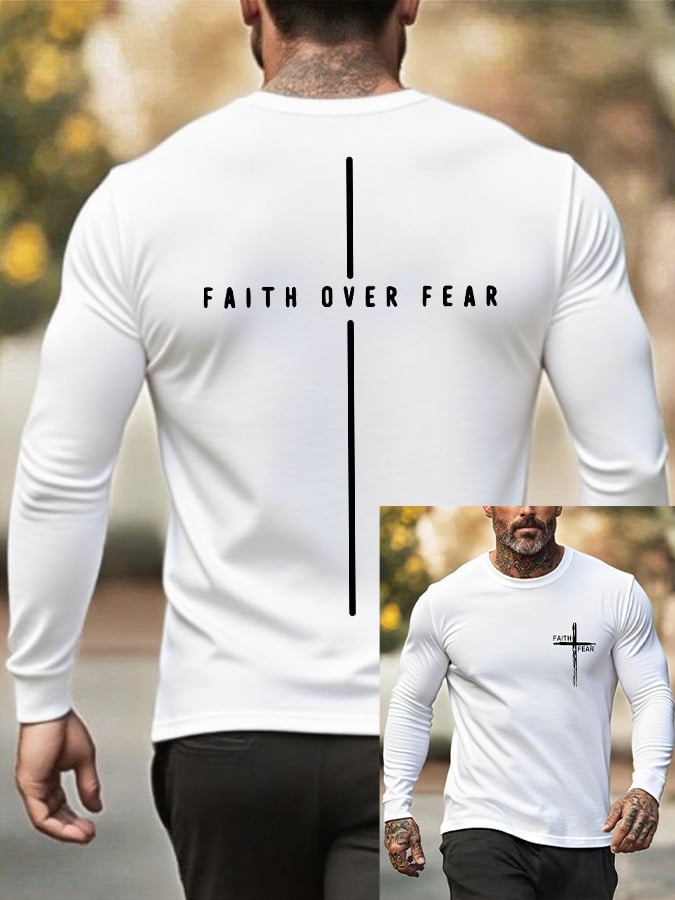 Men's Retro Faith Cross 