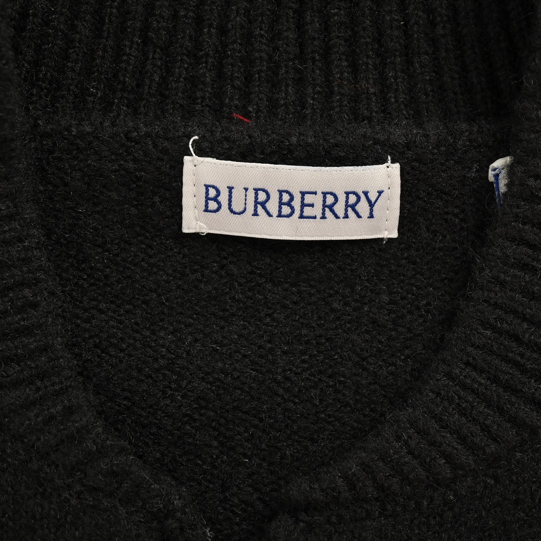 Burberry 24Fw B-line shield zip-up sweater jacket