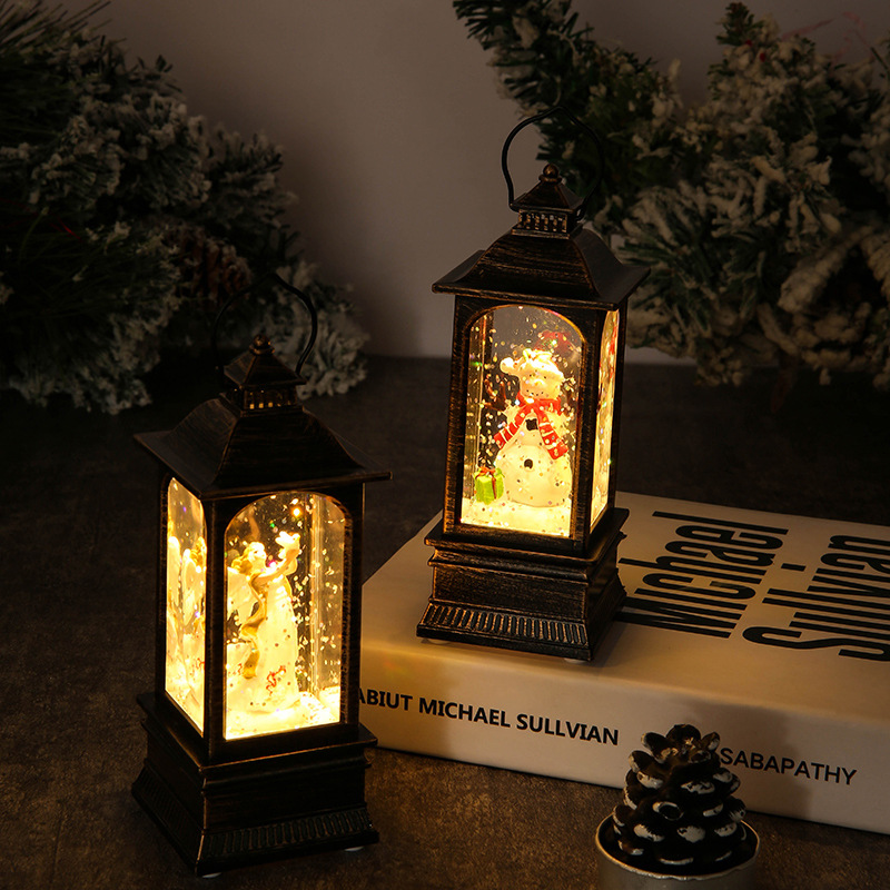 (🌲Early Christmas Sale- SAVE 49% OFF)Snow Globe Christmas Lantern Decorations-BUY 3 GET 10% OFF & FREE SHIPPING