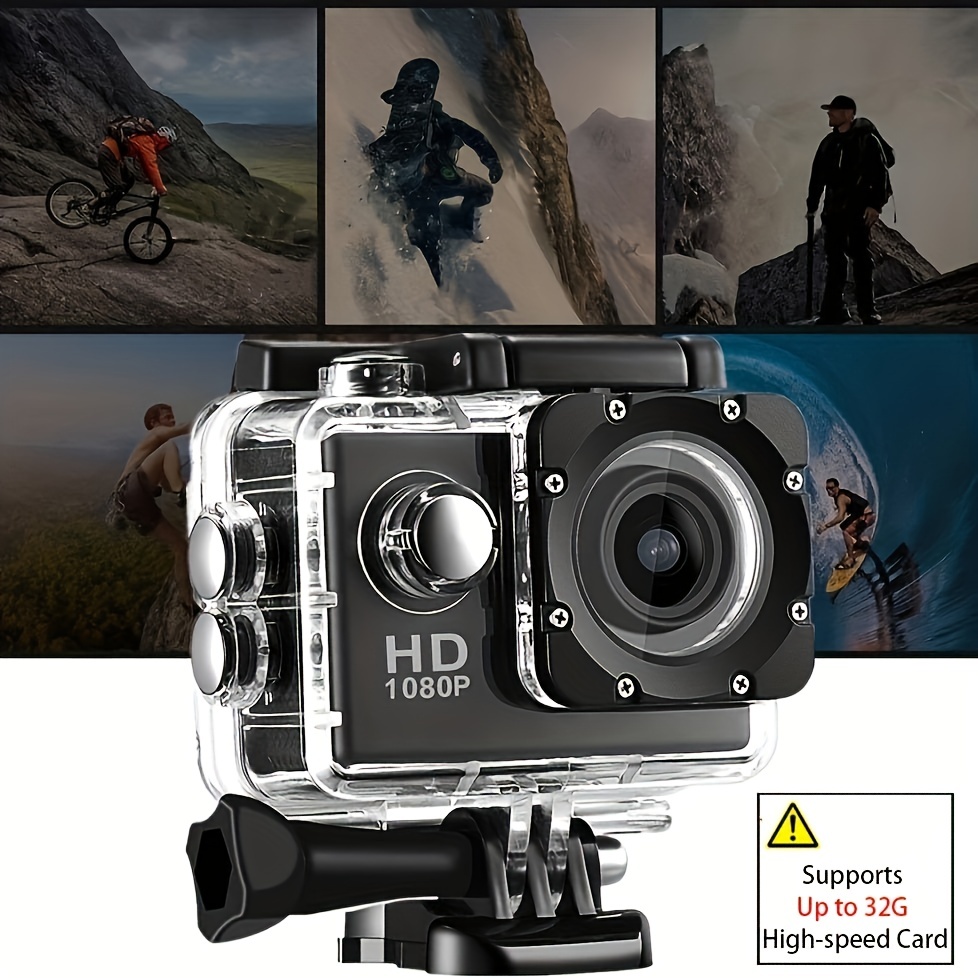 Action Camera (Built In 900 MA Battery) Action Camera Ultra HD Underwater Camera 140 Degree Wide-angle Lens 1181.1 Inch Waterproof Action Camera WIFI Camera For Thanksgiving Christmas (two Options: With Card And Without Card)