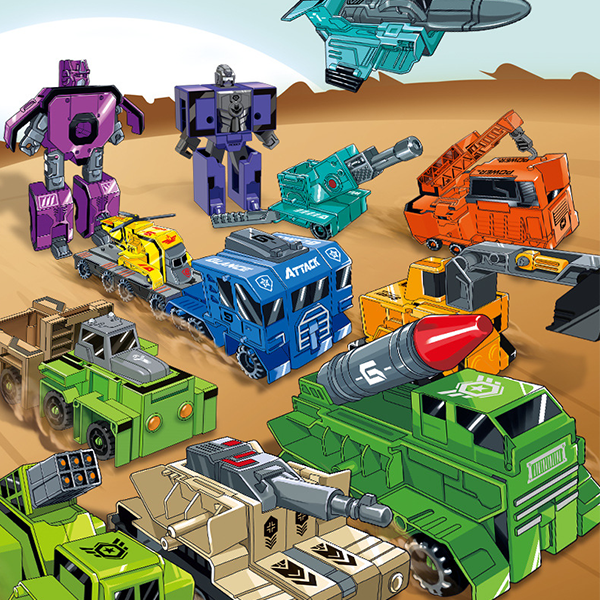 (Limited Time 50% OFF!!!)Digital deformation assembly robot-BUY 2 GET 10% OFF NOE!