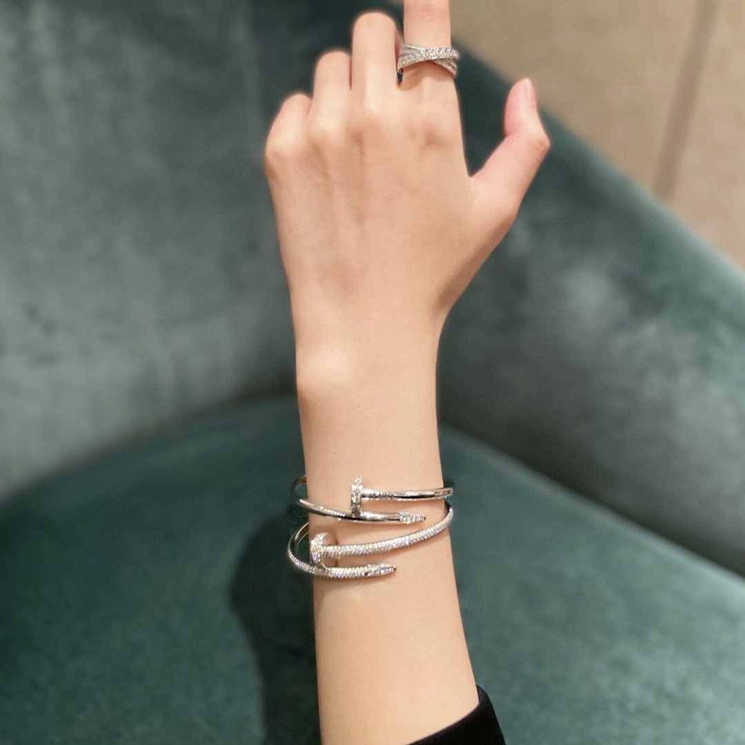 Cartier full diamond nail bracelet