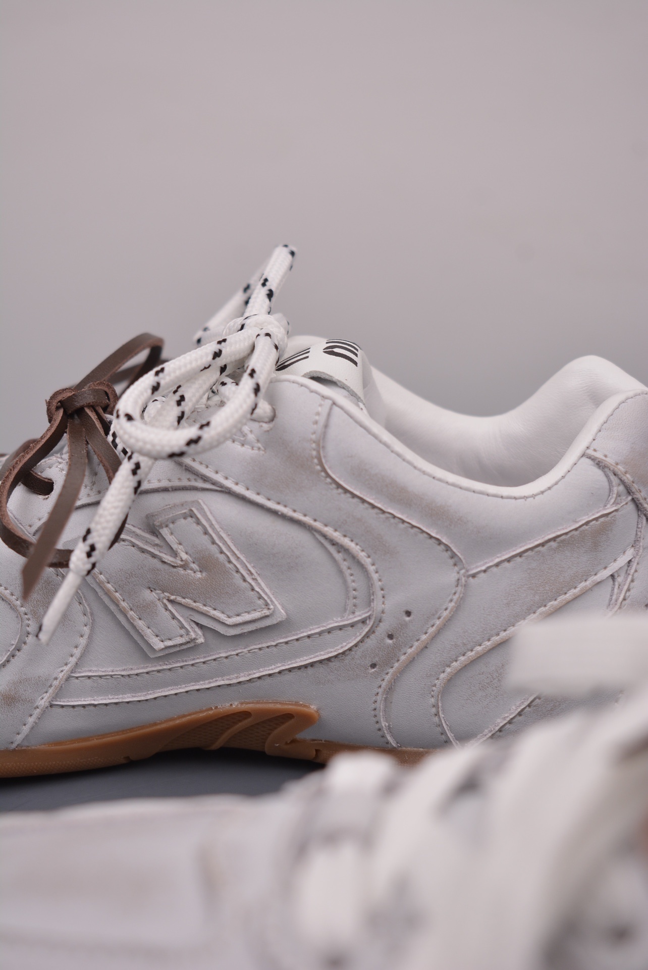 Miu Miu x New Balance 530 SL Leather Sneakers 