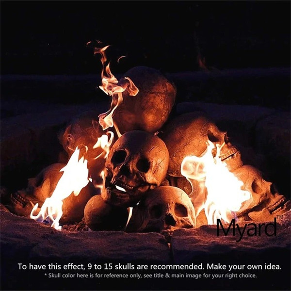 🔥(Flash Sale-55%OFF)- Terrifying Human Skull Fire Pit