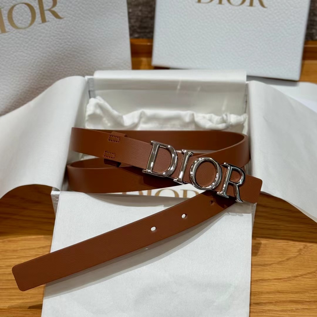 Dior Cowhide Women's Belt 2.0CM Width