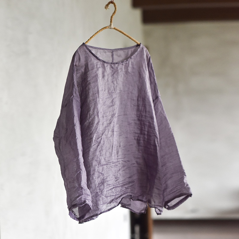 Candy-colored New Round Neck Women's Shirt