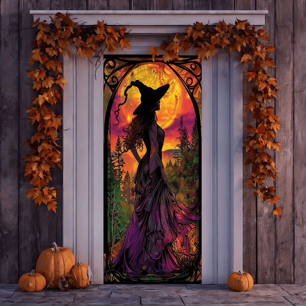 Spooky Nights Halloween Door Tapestry