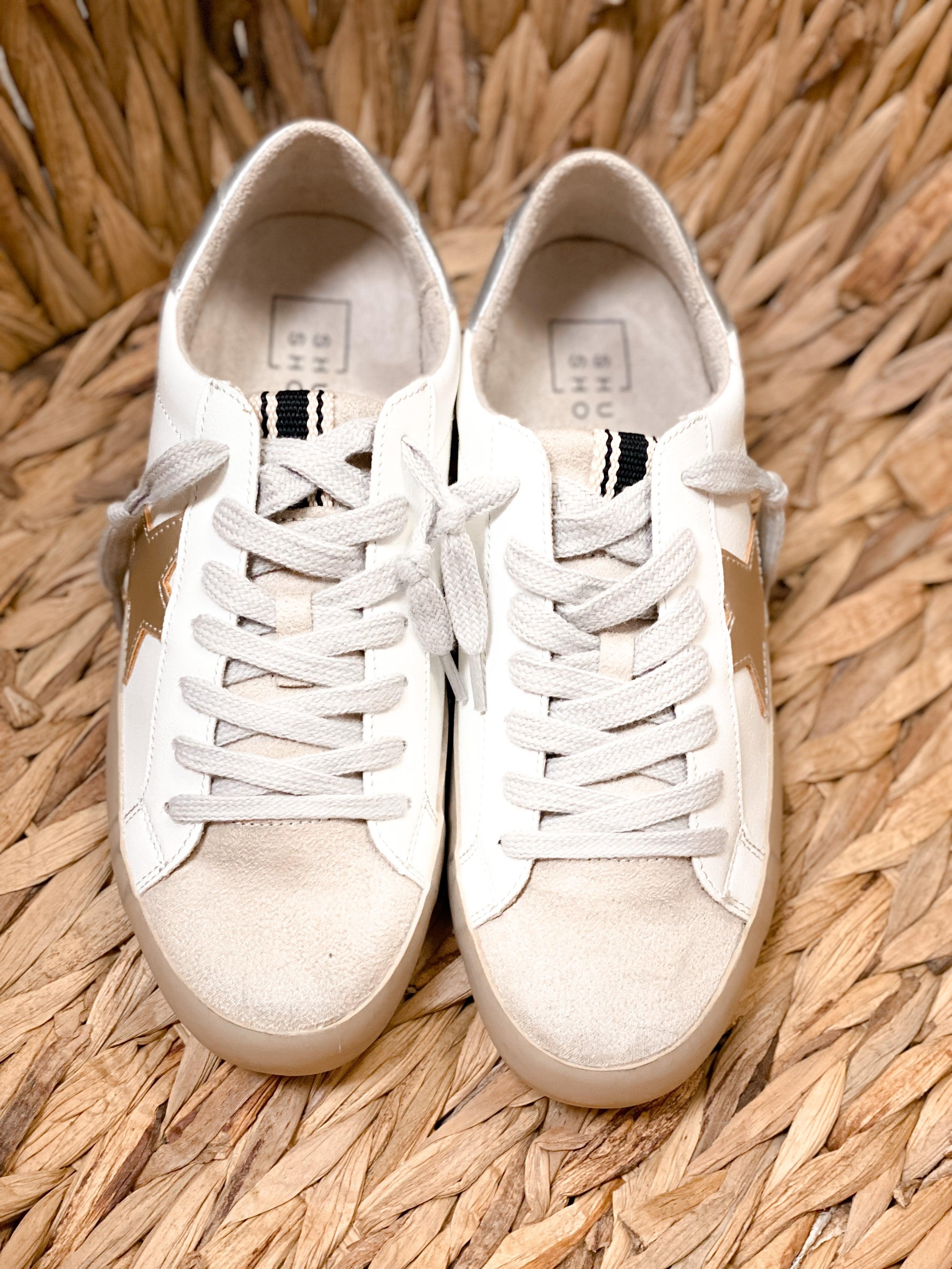 PAMMY SHUSHOP SNEAKER-WHITE/GOLD