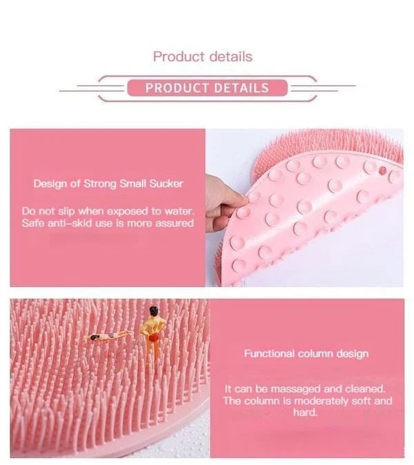🔥🔥 Hot Sale - 45% OFF)Shower Foot & Back Scrubber, Massage Pad