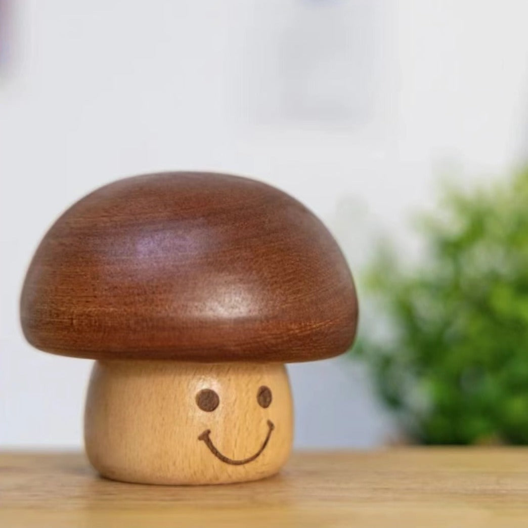 ON SALE🔥Walnut wood Handmade Mushroom Music Box