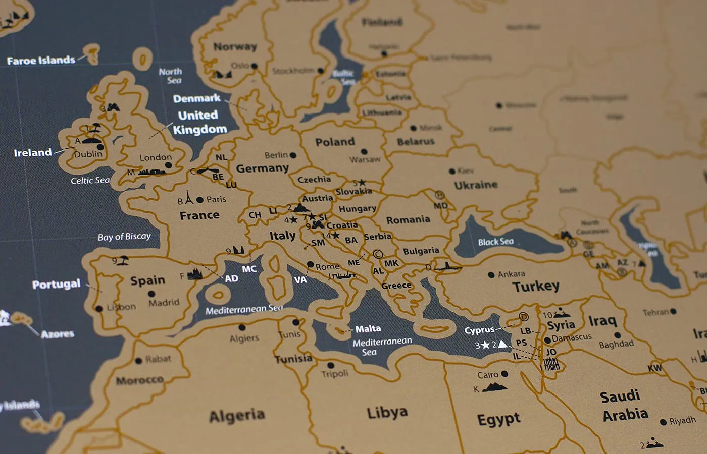 🔥Last Day 60% OFF🔥Scratch Map of the World