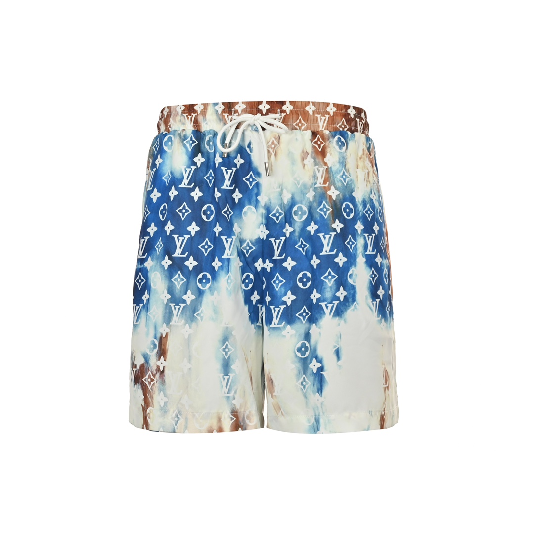 Louis Vuitton 24ss ink monogram full print beach shorts