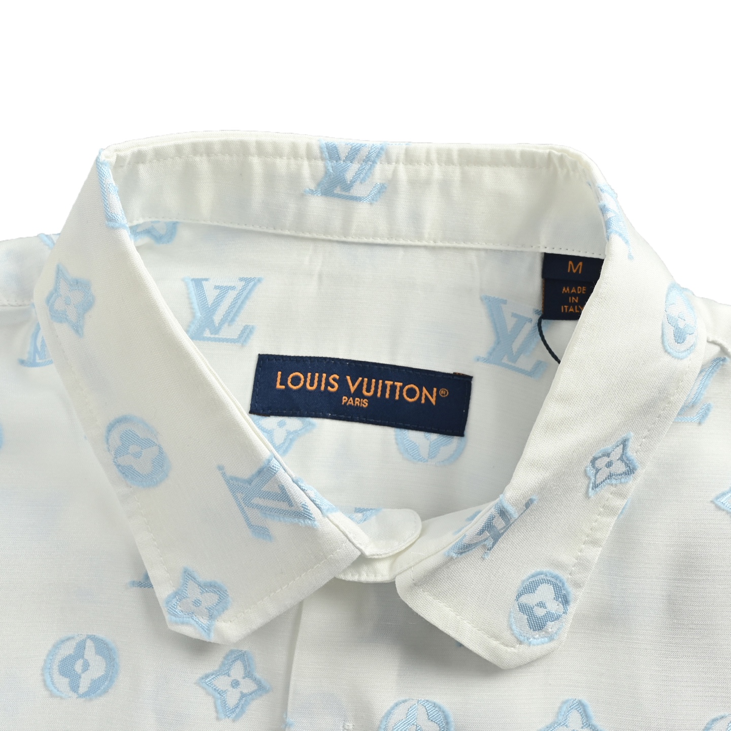 Louis Vuitton 25ss jacquard printed monogram short-sleeved shirt