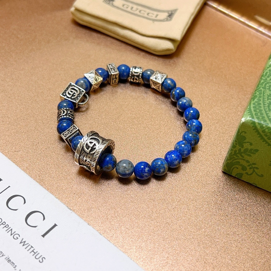 Gucci Natural Lapis Lazuli Bracelet