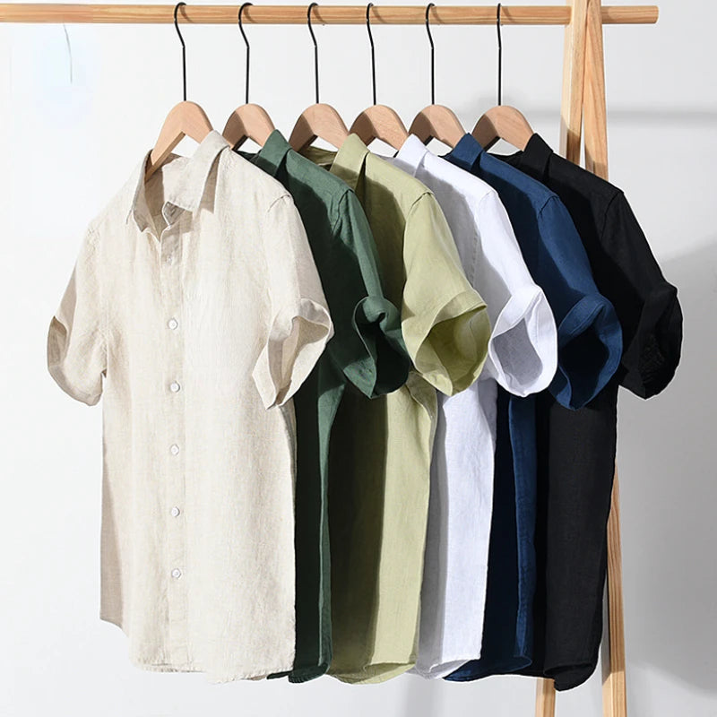 Georges Seurat Linen Button Up Shirt