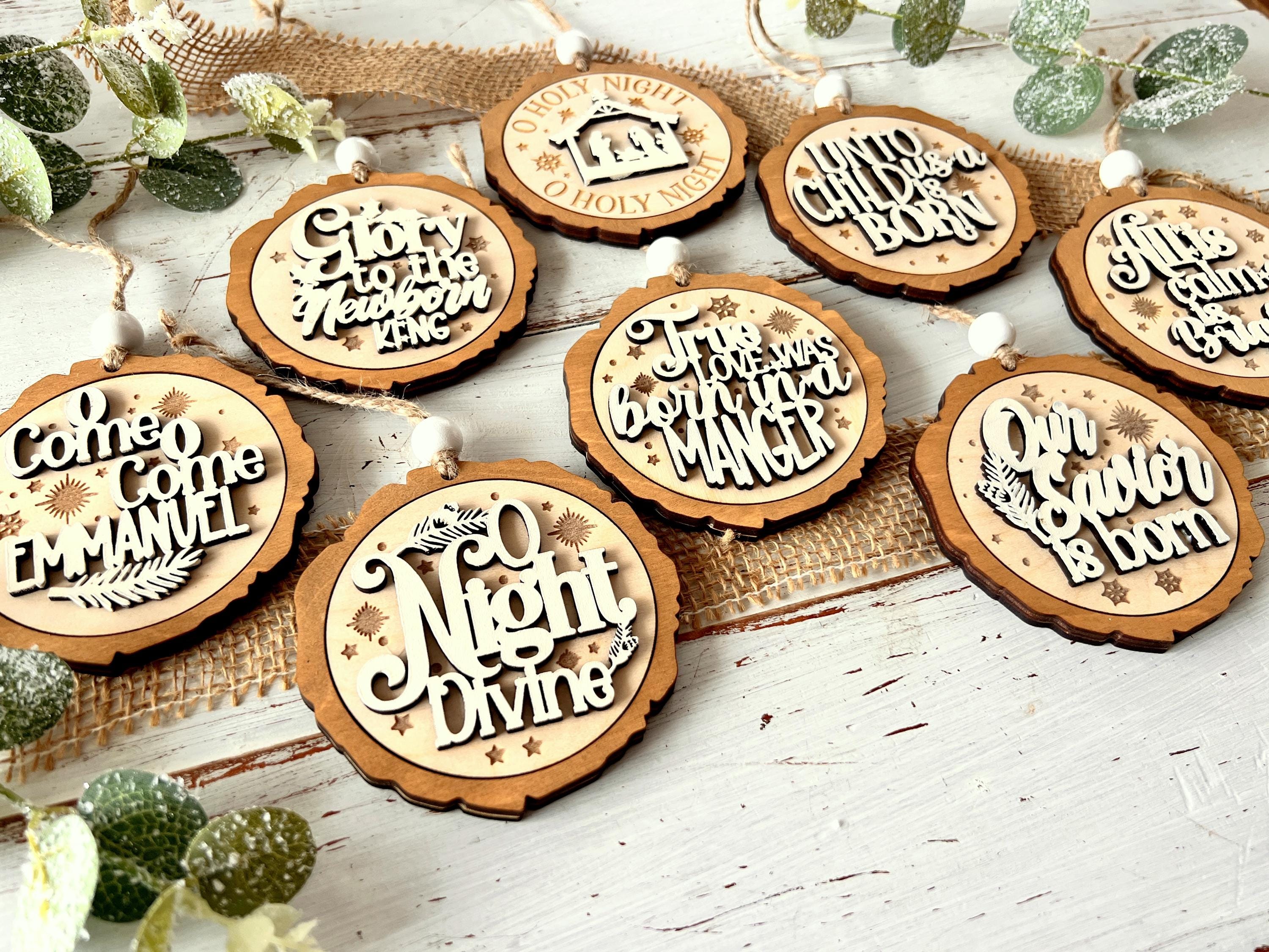 Nativity Ornaments Set(All of 7)