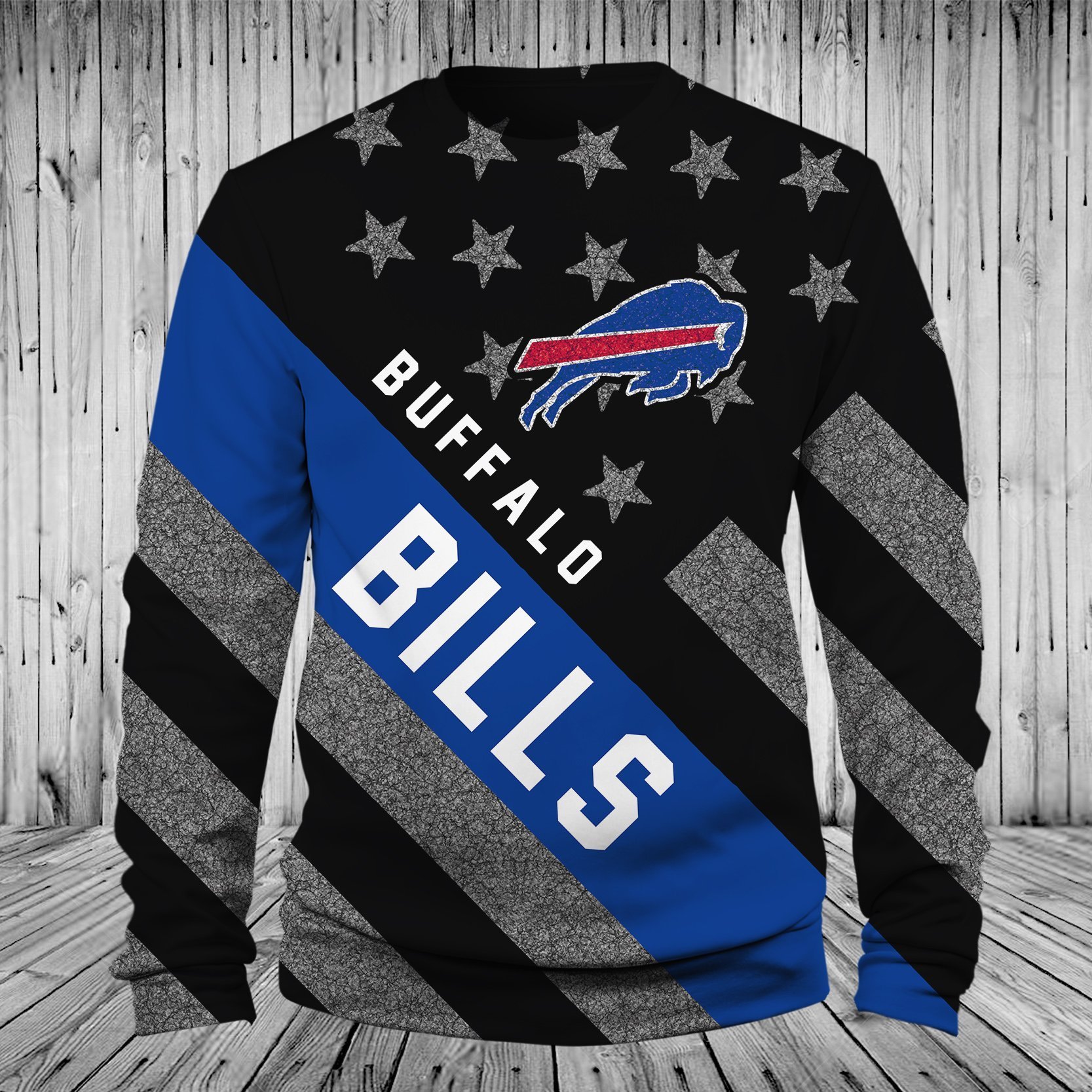 BILLS HOODIE 3D FLAG 66