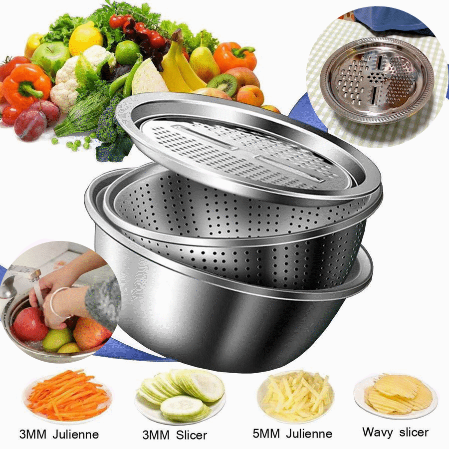 (Summer Hot Sale 48% OFF)-Multifunctional stainless steel basin