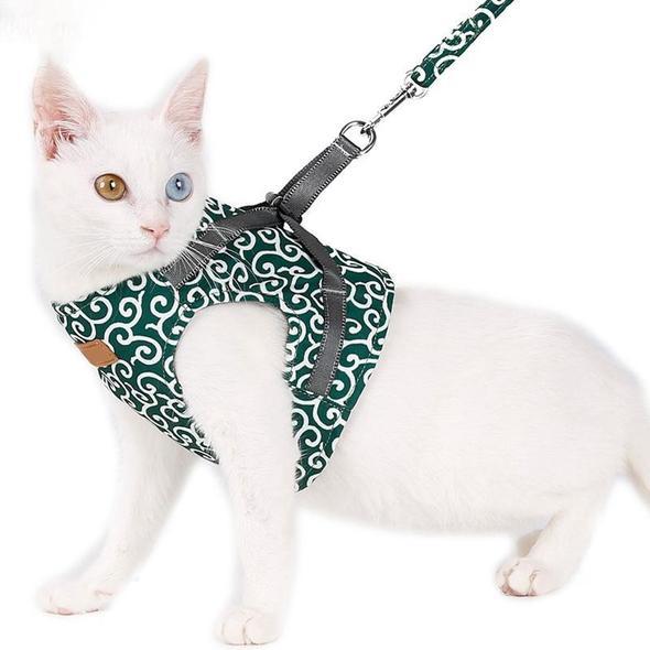 (🎁CHRISTMAS PRE SALE - 48% OFF)CAT VEST HARNESS AND LEASH SET TO OUTDOOR WALKING