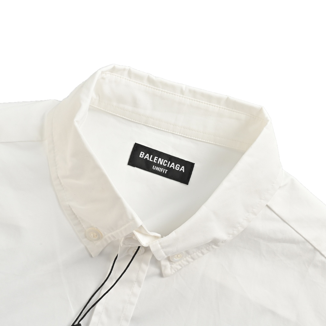 Balenciaga 24Fw ring-shaped logo shirt