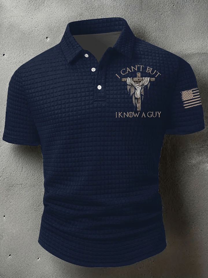 Men's I Can't But I Know A Guy  Printed POLO Shirt