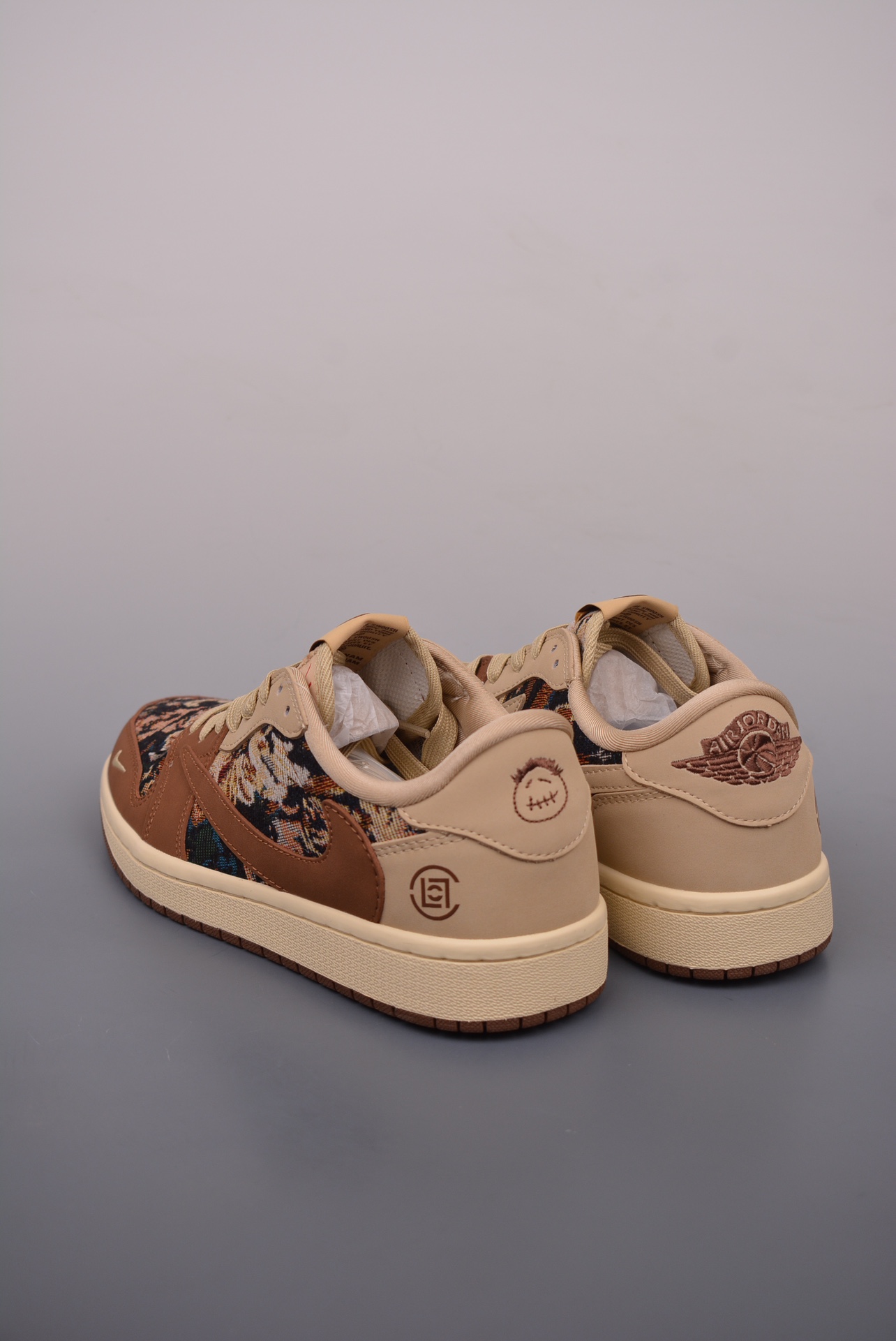 CLOT x Travis Scott x Nike Air Jordan 1 Low OG Secret Forest JH6088-610