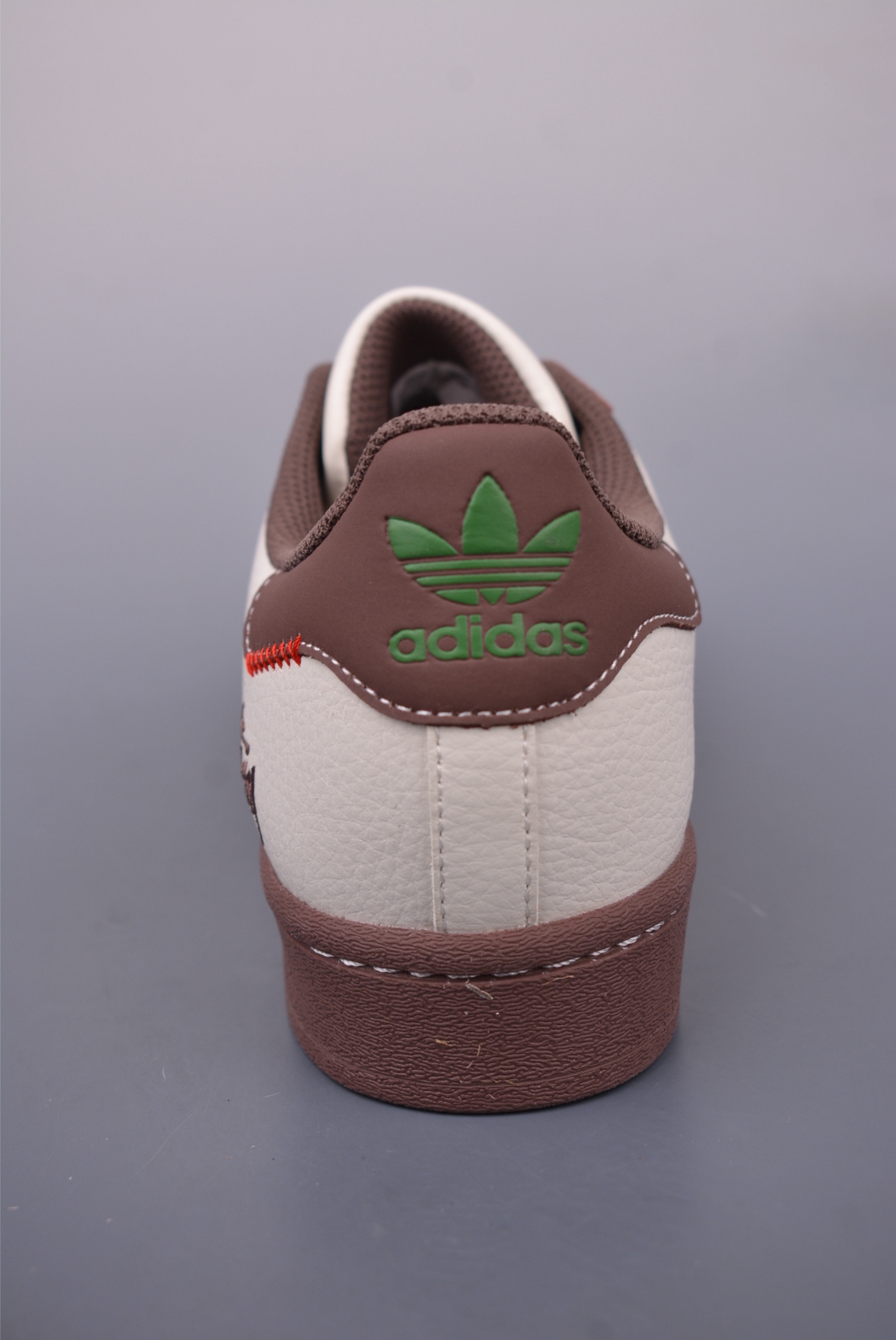 Stussy x Adidas Originals Superstar sneakers Coffee, White and Tricolor JY8913