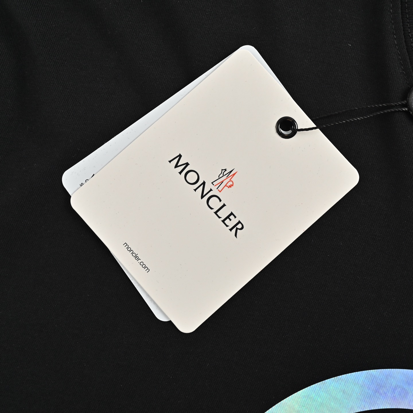Moncler 25ss flocked logo laser printed short sleeves