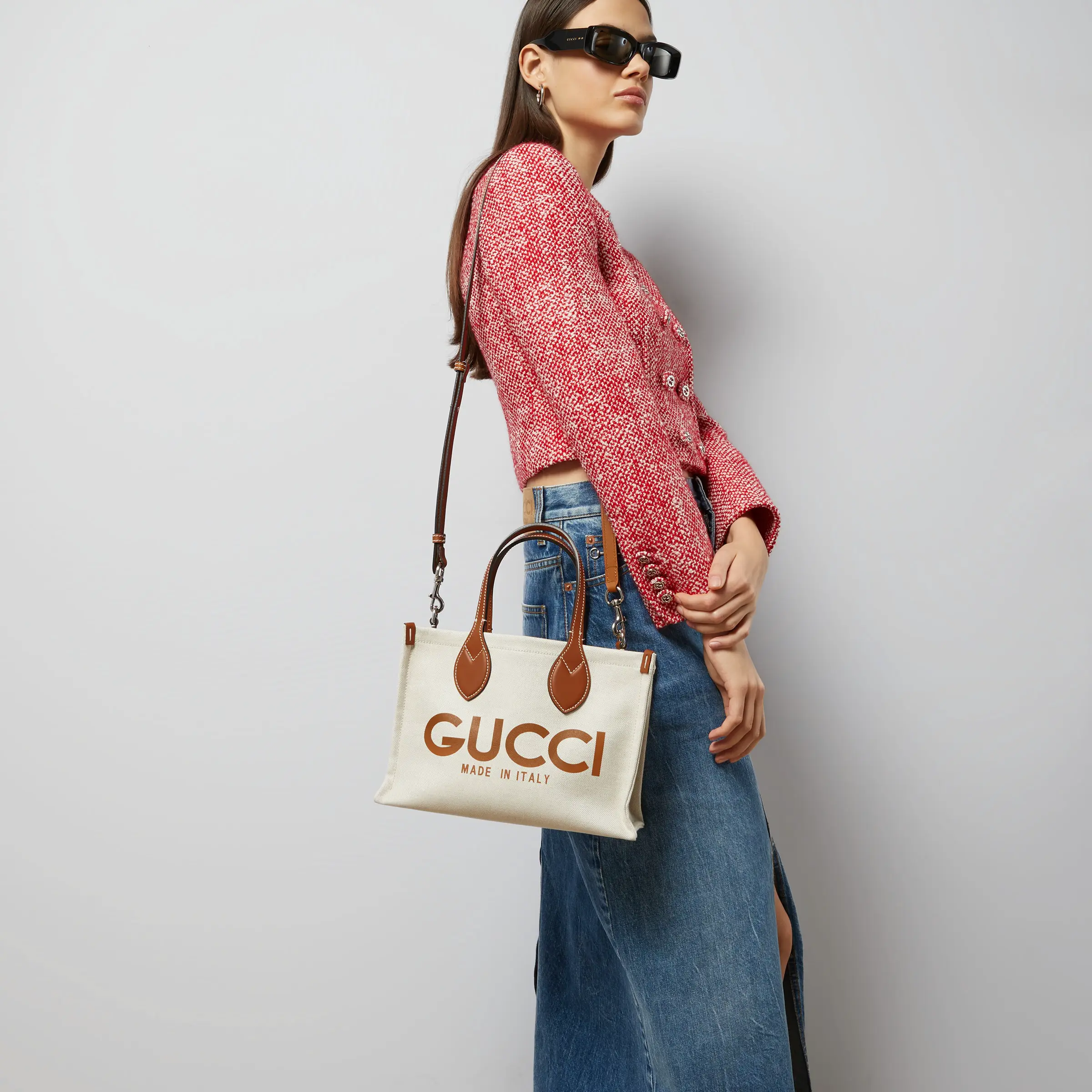 Gucci Canvas Tote Bag