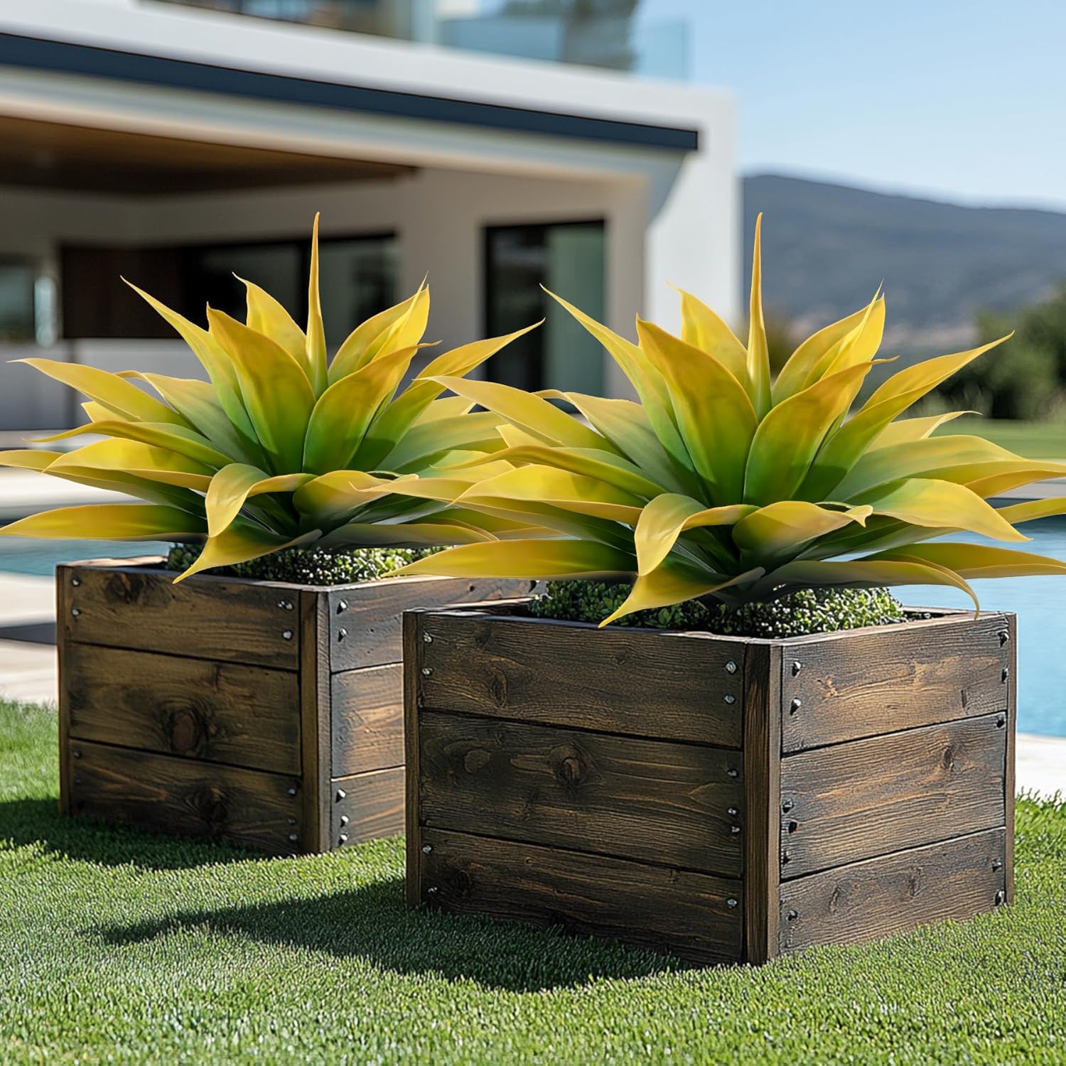 🔥2025 ON SALE🔥Large UV Resistant Artificial Agave Plants