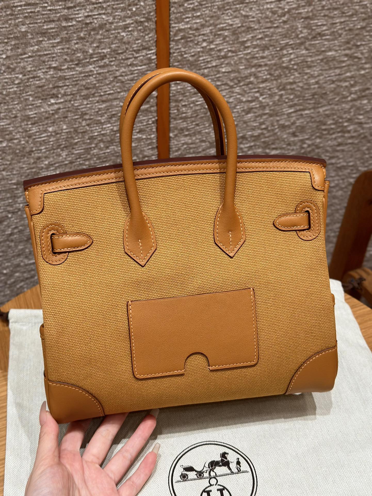 Hermes Birkin cargo 2SSesame (handmade to order)