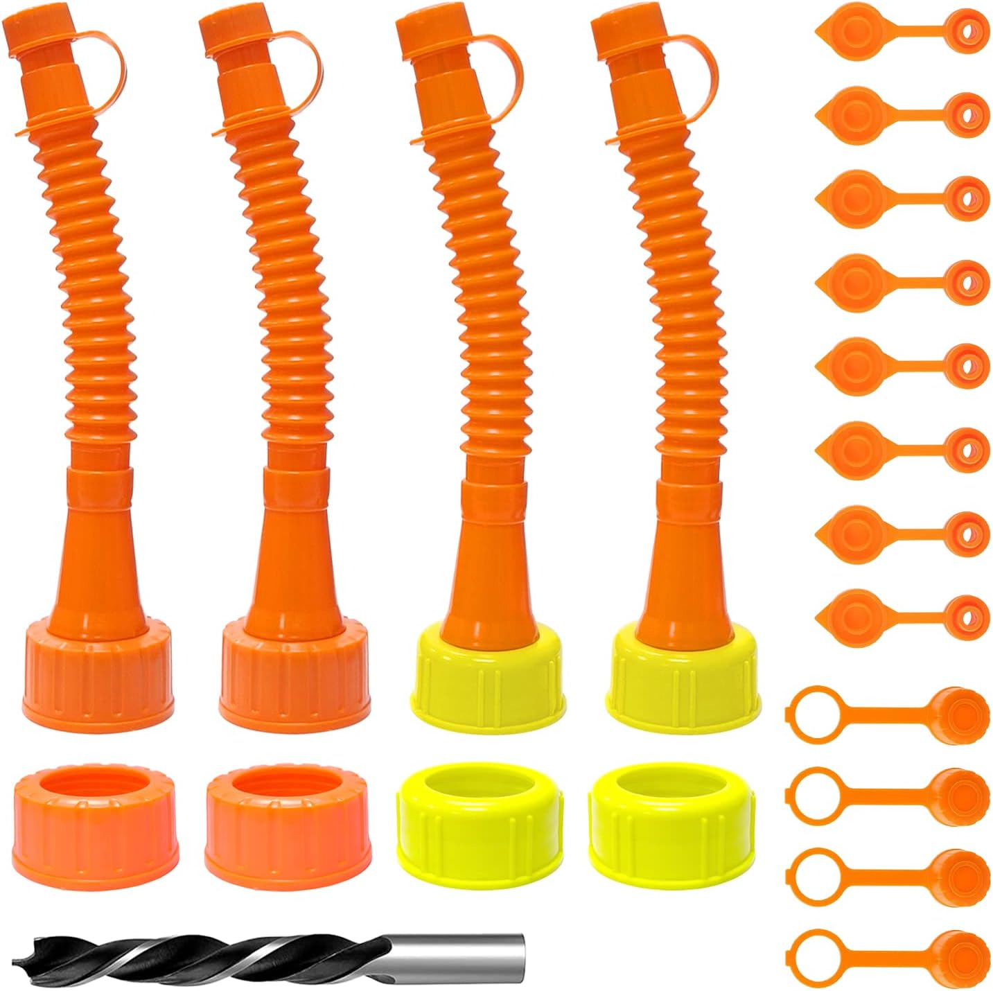 Gas Can Spout Replacement(4 Kits)