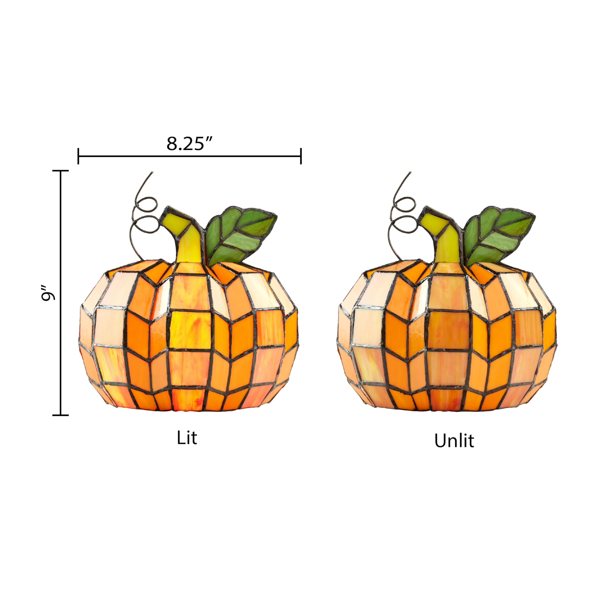 🎃Pumpkin Stained Glass Lamp
