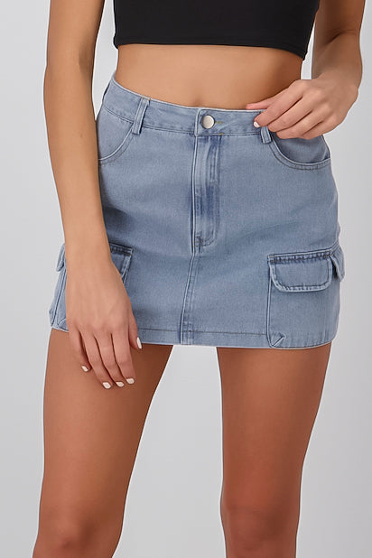 Mini Denim Skirt