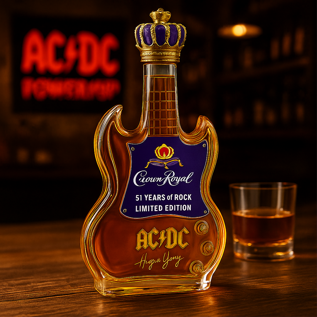 AC⚡DC 51st Anniversary Guitar Bottle