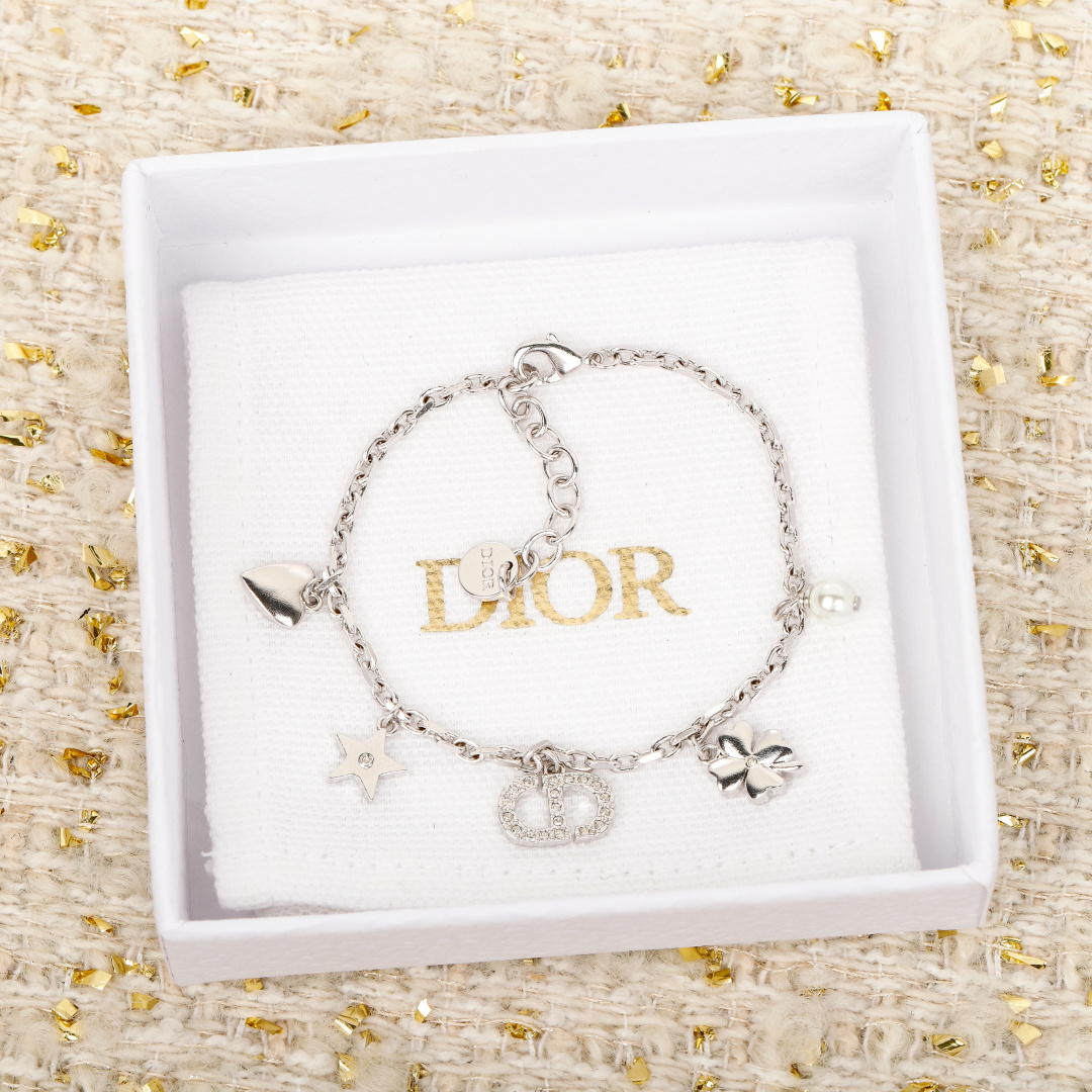 Dior Diamond CD Multi-Accessory Bracelet