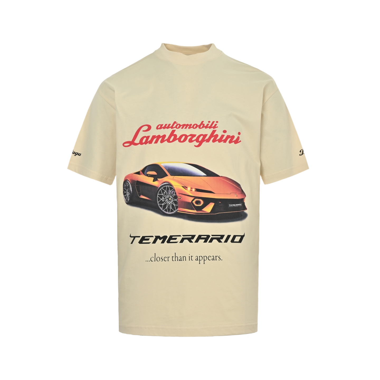 Balenciaga 25ss Lamborghini print short sleeve