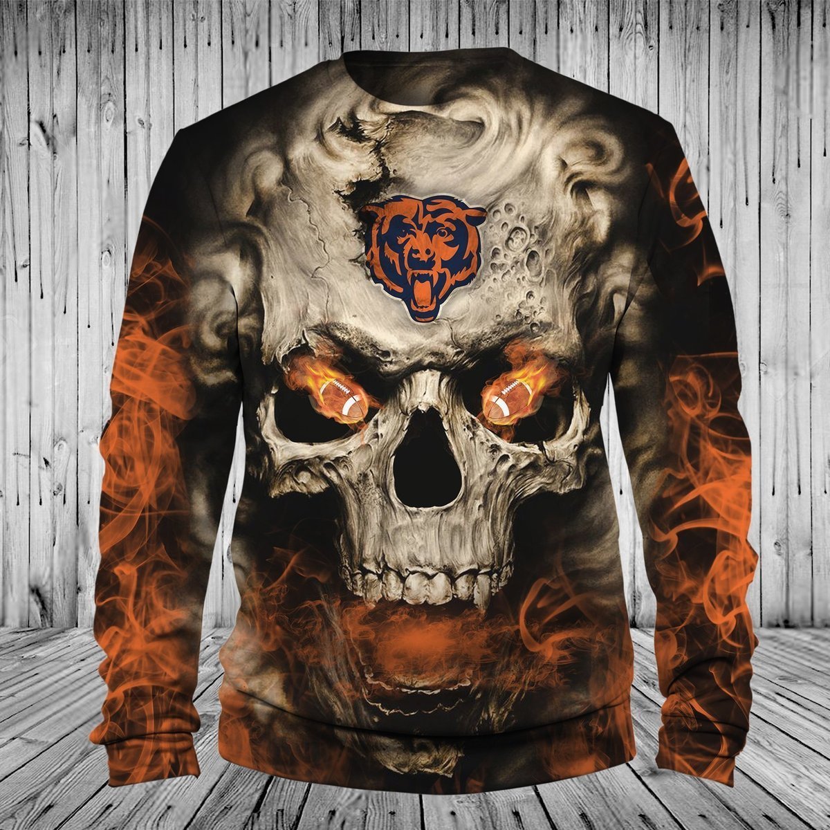 BEARS 3D HOODIE SKULL19