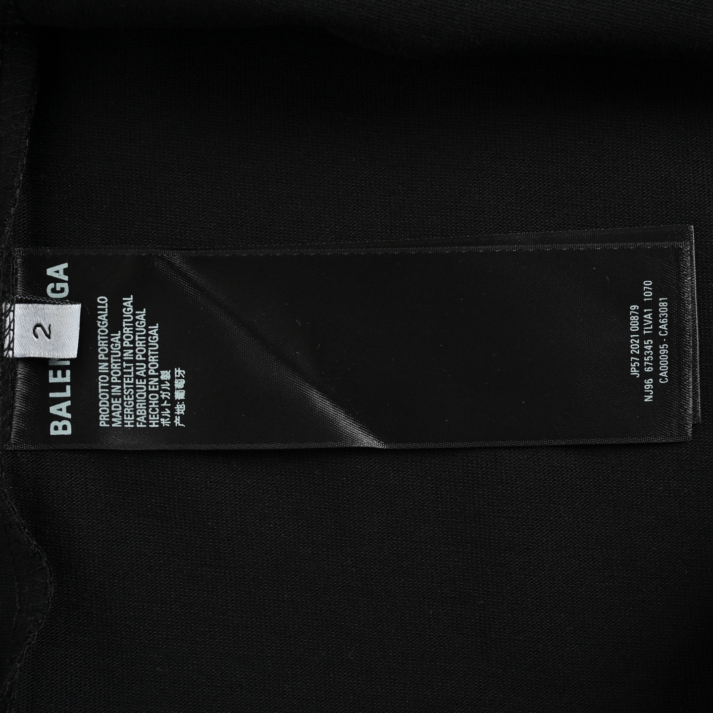 Balenciaga 25ss ID card short sleeve