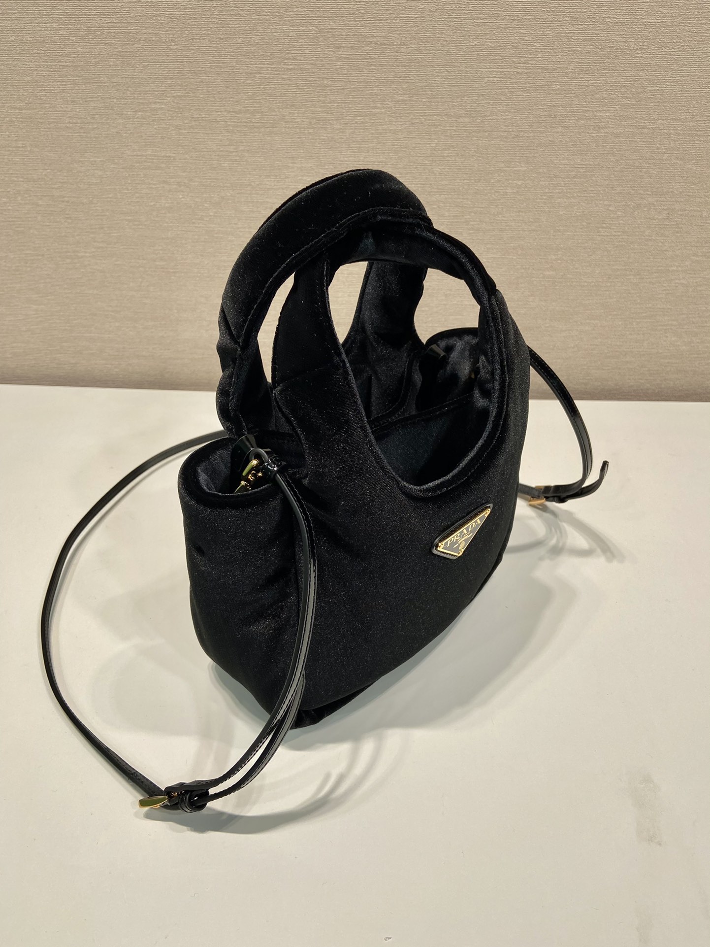 Prada Velvet Bucket Bag 1BA410