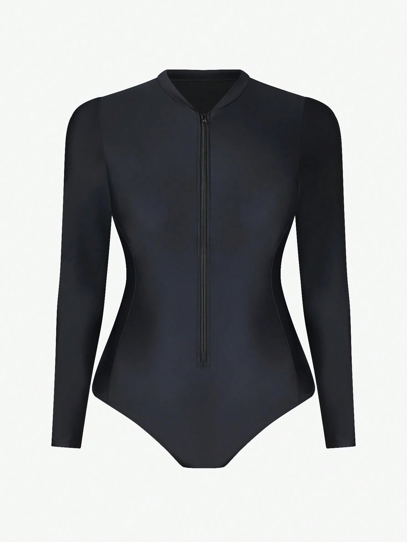 🔥Mother's Day Sale - 50% OFF🔥Plus Size Front Zipper Tummy Control Lace-Up Swimwear