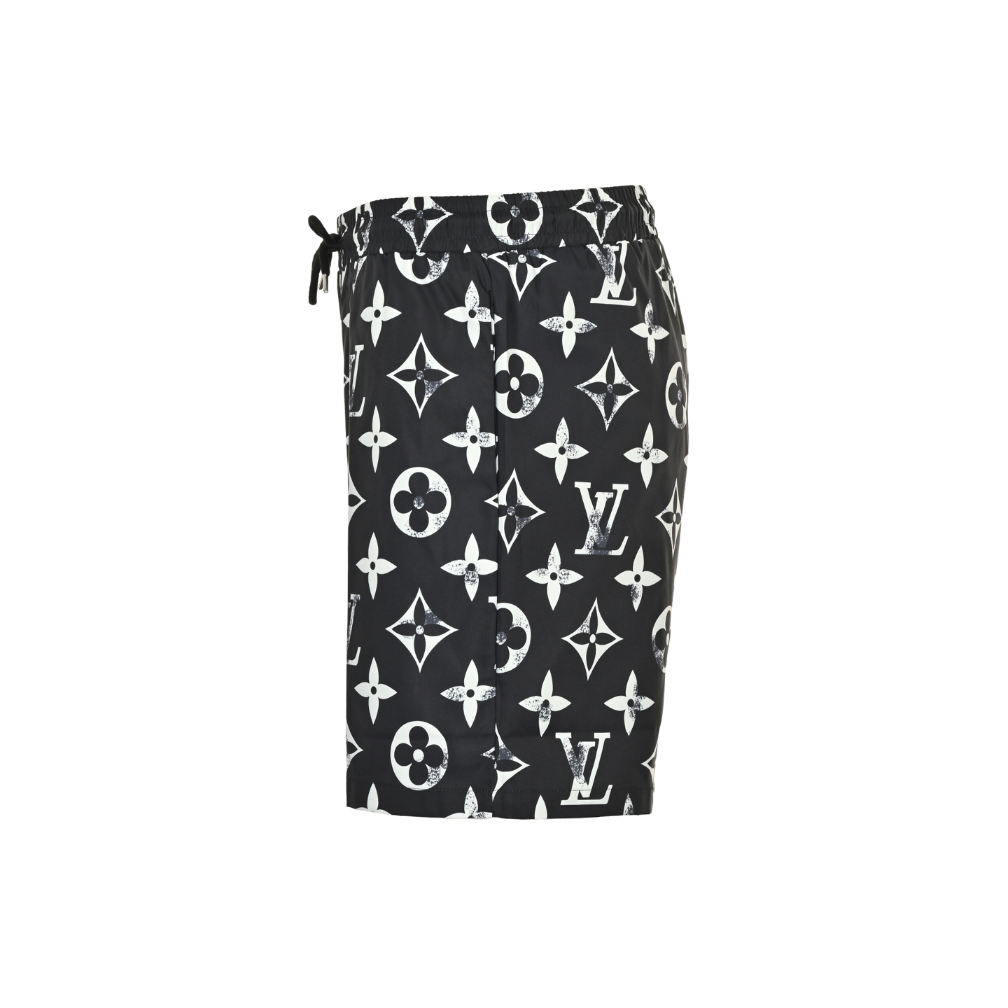 Louis Vuitton 25ss distressed monogram full indonesian dragon shorts
